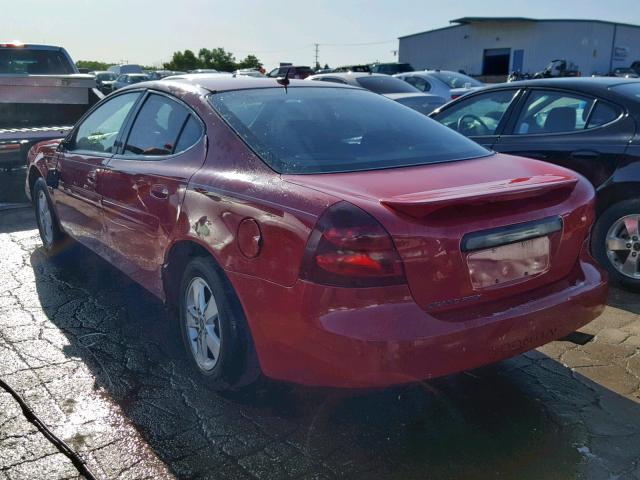 2G2WP552881103636 - 2008 PONTIAC GRAND PRIX RED photo 3