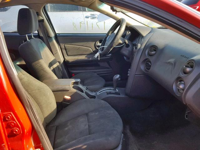 2G2WP552881103636 - 2008 PONTIAC GRAND PRIX RED photo 5