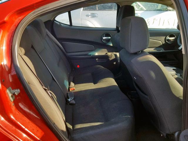 2G2WP552881103636 - 2008 PONTIAC GRAND PRIX RED photo 6