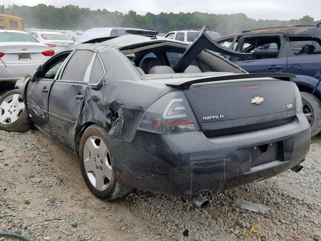 2G1WD58C769211830 - 2006 CHEVROLET IMPALA SUP შავი ფოტო 3