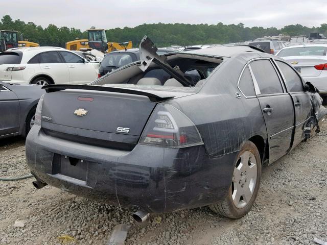 2G1WD58C769211830 - 2006 CHEVROLET IMPALA SUP შავი ფოტო 4