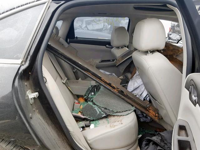 2G1WD58C769211830 - 2006 CHEVROLET IMPALA SUP შავი ფოტო 6