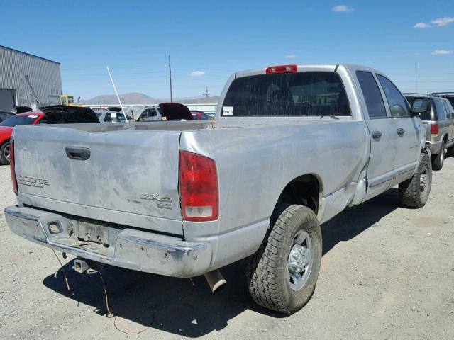 3D7KU28CX3G811463 - 2003 DODGE RAM 2500 S SILVER photo 4