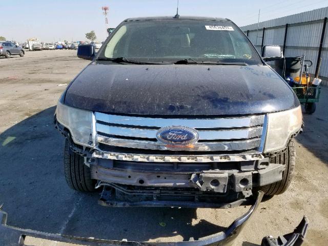 2FMDK3KCXABB33445 - 2010 FORD EDGE LIMIT BLUE photo 9