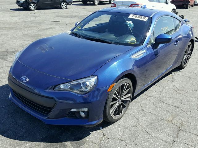 JF1ZCAC16D2612888 - 2013 SUBARU BRZ 2.0 LI BLUE photo 2