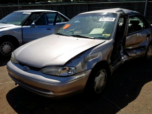 1Y1SK52821Z400797 - 2001 CHEVROLET GEO PRIZM 金色 照片 2