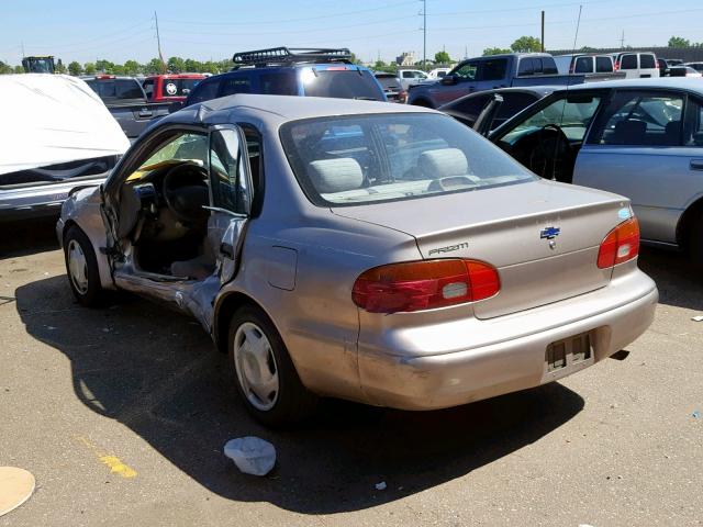 1Y1SK52821Z400797 - 2001 CHEVROLET GEO PRIZM 金色 照片 3