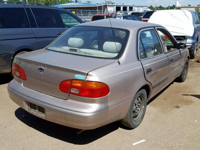 1Y1SK52821Z400797 - 2001 CHEVROLET GEO PRIZM 金色 照片 4