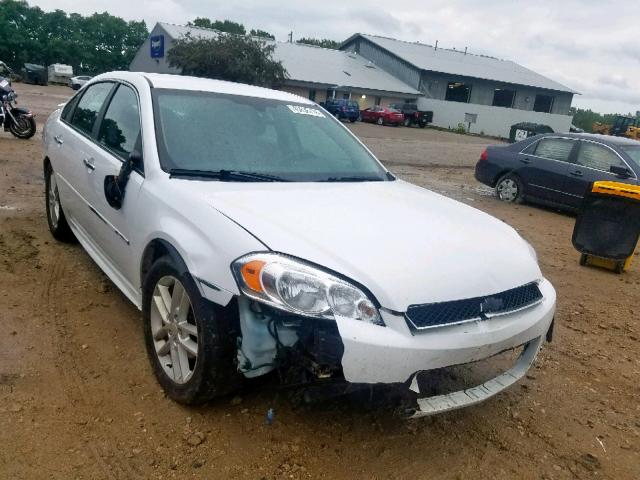 2G1WC5E31C1319698 - 2012 CHEVROLET IMPALA LTZ WHITE photo 1