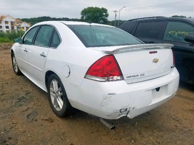 2G1WC5E31C1319698 - 2012 CHEVROLET IMPALA LTZ WHITE photo 3