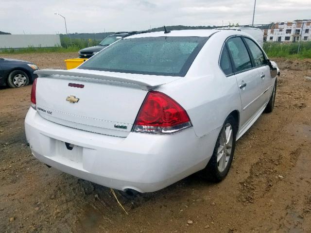 2G1WC5E31C1319698 - 2012 CHEVROLET IMPALA LTZ WHITE photo 4