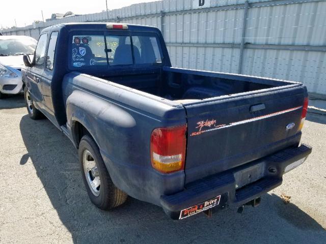 1FTCR14X7RPB05042 - 1994 FORD RANGER SUP BLACK photo 3