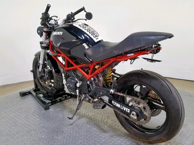 ZDM1RADM77B092739 - 2007 DUCATI MONSTER 69 BLACK photo 6