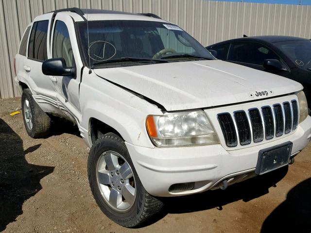 1J4GW58N82C102121 - 2002 JEEP GRAND CHER WHITE photo 1