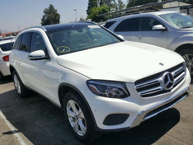 Wdc0g4jb1jf 18 Mercedes Benz Glc 300 White Price History History Of Past Auctions Prices And Bids History Of Salvage And Used Vehicles