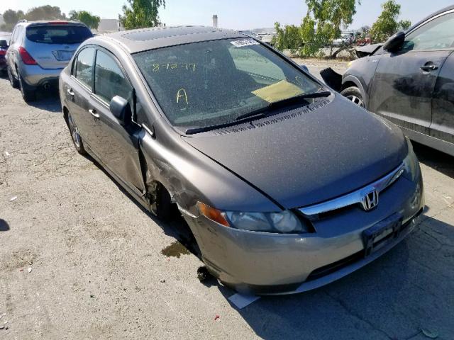 1HGFA16847L083307 - 2007 HONDA CIVIC EX GRAY photo 1