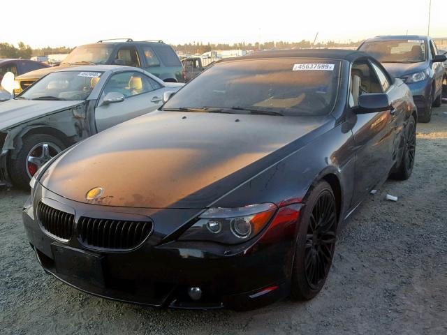 WBAEK135X7CN82384 - 2007 BMW 650 I BLACK photo 2