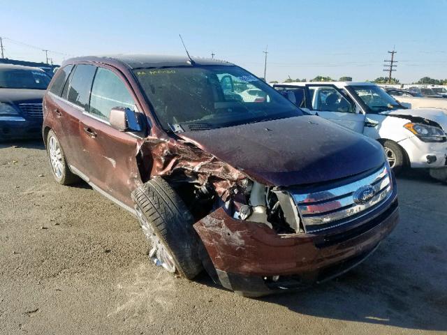 2FMDK3KC8ABB60353 - 2010 FORD EDGE LIMIT MAROON photo 1