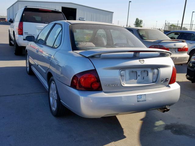 3N1AB51DX4L730975 - 2004 NISSAN SENTRA SE- SILVER photo 3