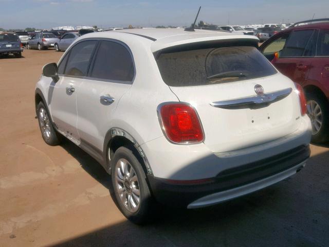 ZFBCFYDT8GP371216 - 2016 FIAT 500X LOUNG WHITE photo 3