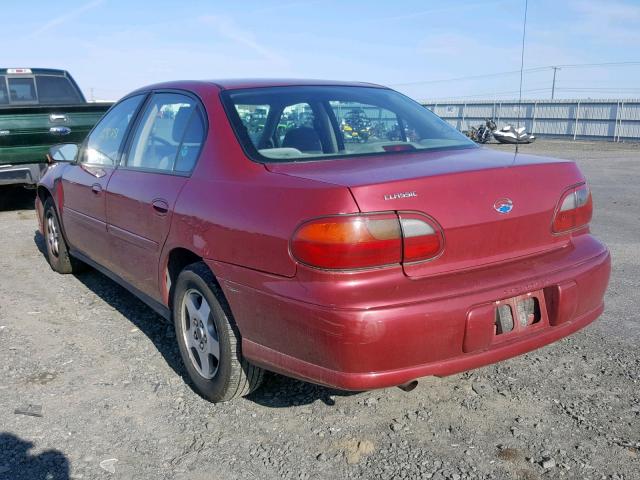 1G1ND52F05M236410 - 2005 CHEVROLET CLASSIC BURGUNDY photo 3