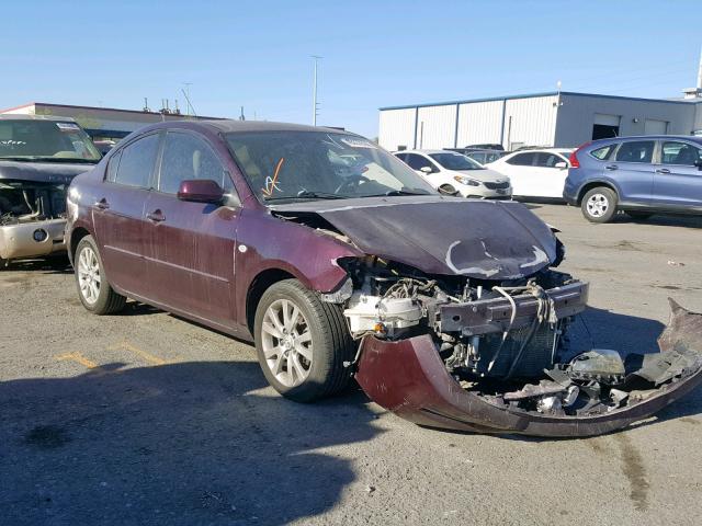 JM1BK32F371772034 - 2007 MAZDA 3 I PURPLE photo 1