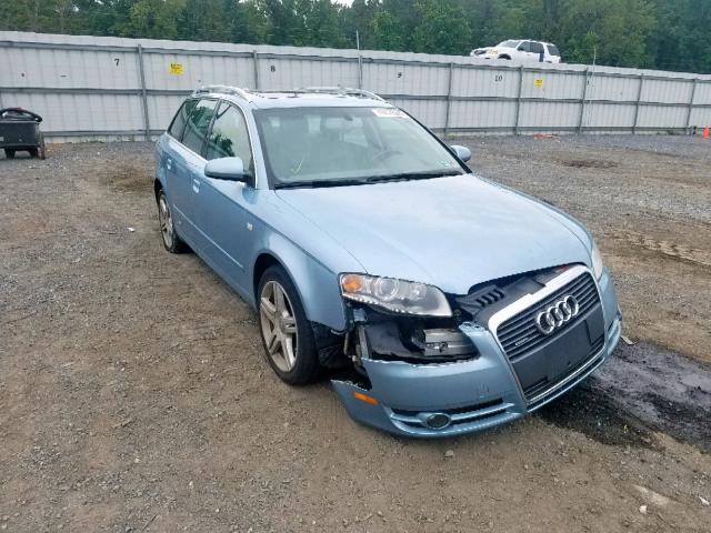 WAUKF98EX6A219270 - 2006 AUDI A4 2.0T AV BLUE photo 1