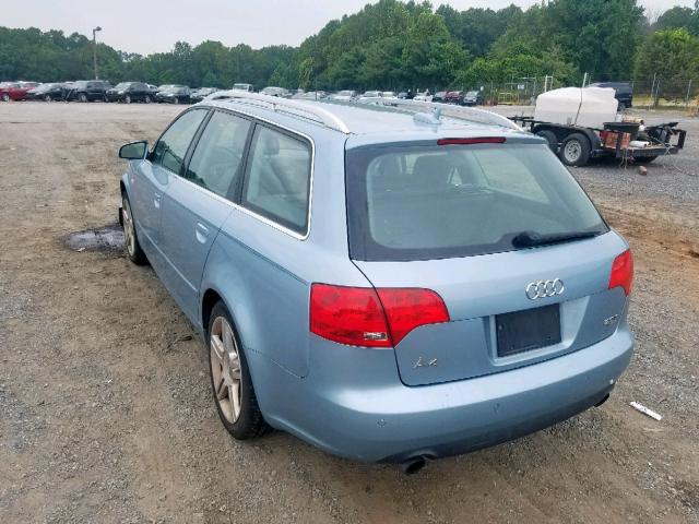 WAUKF98EX6A219270 - 2006 AUDI A4 2.0T AV BLUE photo 3