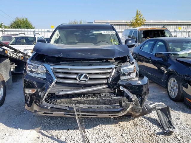 JTJBM7FX8J5204427 - 2018 LEXUS GX BLACK photo 9