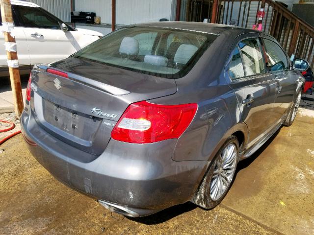 JS2RF9A63B6110141 - 2011 SUZUKI KIZASHI SP GRAY photo 4