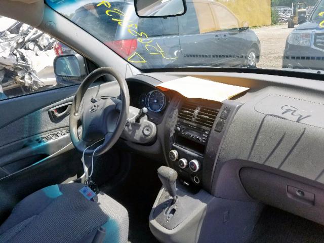 KM8JM12B86U251049 - 2006 HYUNDAI TUCSON GL SILVER photo 9