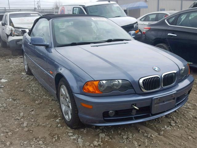 WBABS33421JY53639 - 2001 BMW 325 CI BLUE photo 1