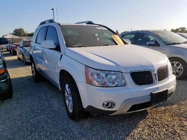 2CKDL63F466194360 - 2006 PONTIAC TORRENT WHITE photo 1