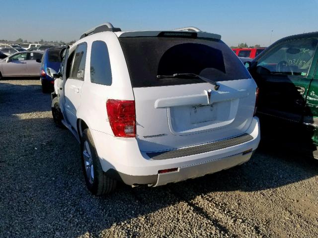 2CKDL63F466194360 - 2006 PONTIAC TORRENT WHITE photo 3