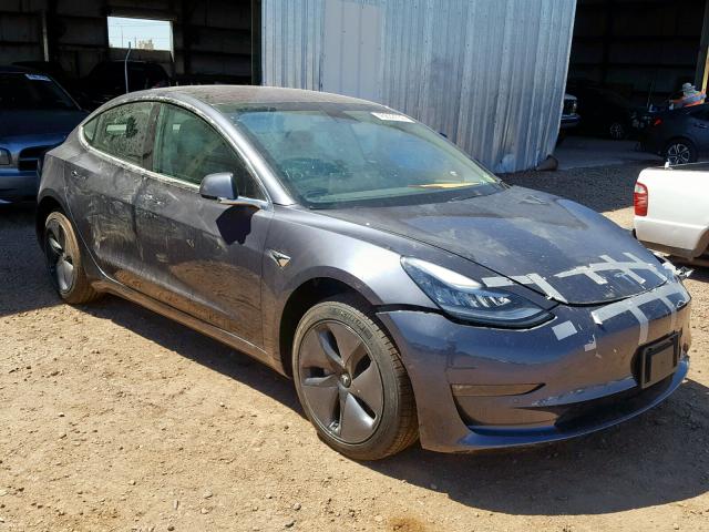 5YJ3E1EAXJF018871 - 2018 TESLA MODEL 3 GRAY photo 1