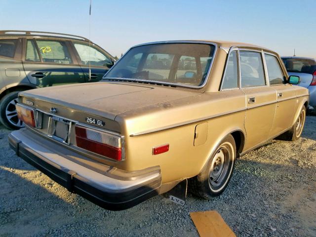 VC2L465H1041592 - 1977 VOLVO GL BEIGE photo 4