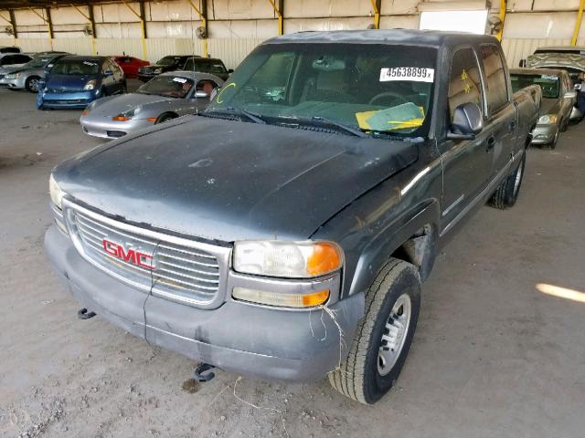 1GTHC23U11F128363 - 2001 GMC SIERRA C25 GRAY photo 2