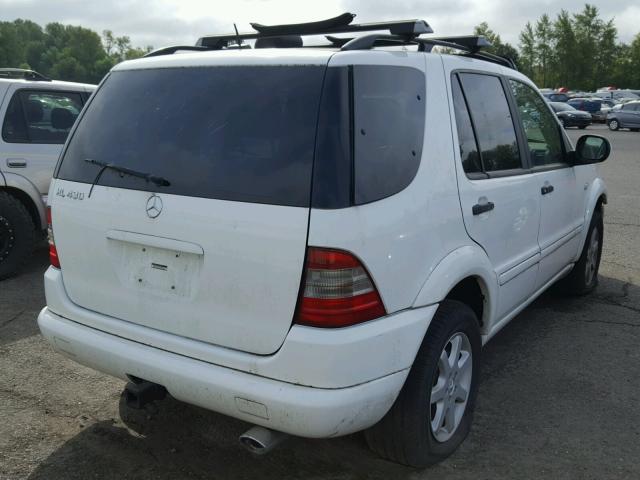 4JGAB72E21A233868 - 2001 MERCEDES-BENZ ML 430 白色 照片 4