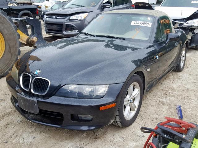 WBACN33461LM03895 - 2001 BMW Z3 2.5 BLACK photo 2