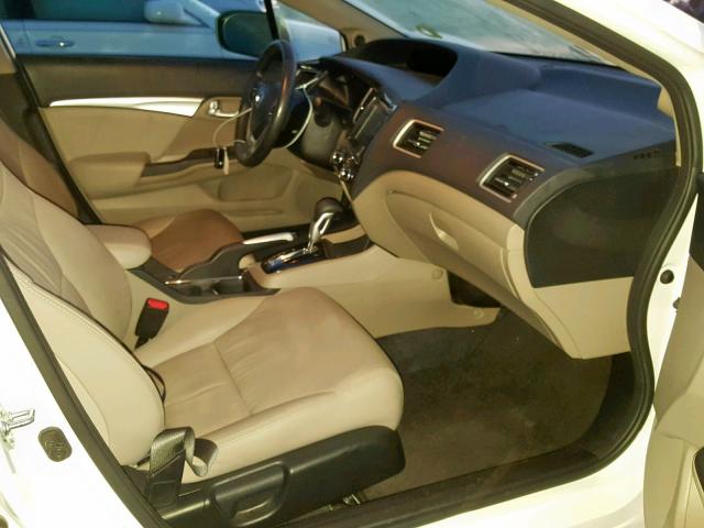 19XFB2F98EE069863 - 2014 HONDA CIVIC EXL 白色 照片 5