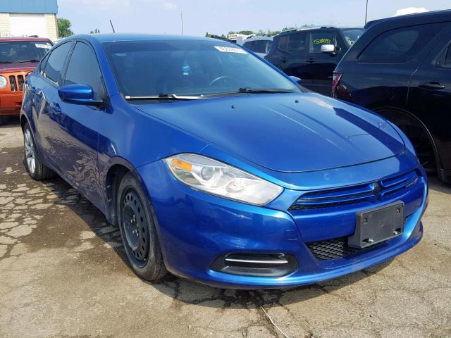 1C3CDFBA7DD137255 - 2013 DODGE DART SXT BLUE photo 1