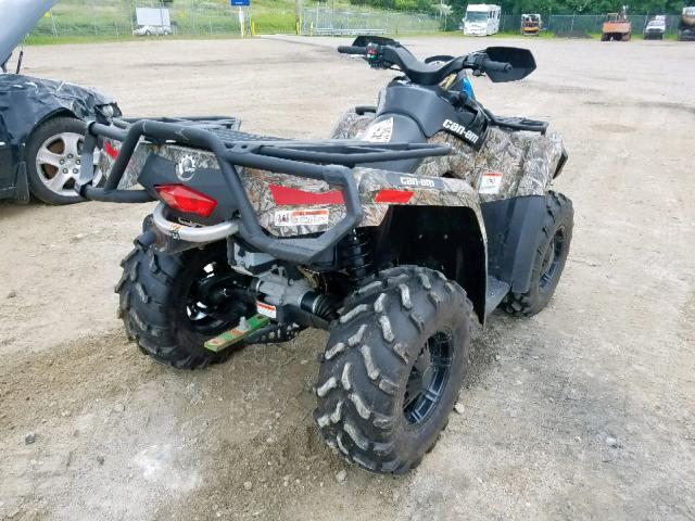 3JBEKPK1XCJ000219 - 2012 CAN-AM OUTLANDER GREEN photo 4