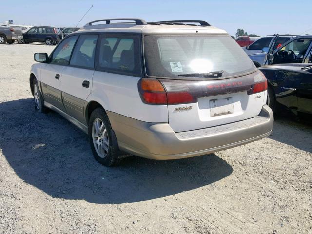 4S3BH6651Y7636307 - 2000 SUBARU LEGACY OUT WHITE photo 3