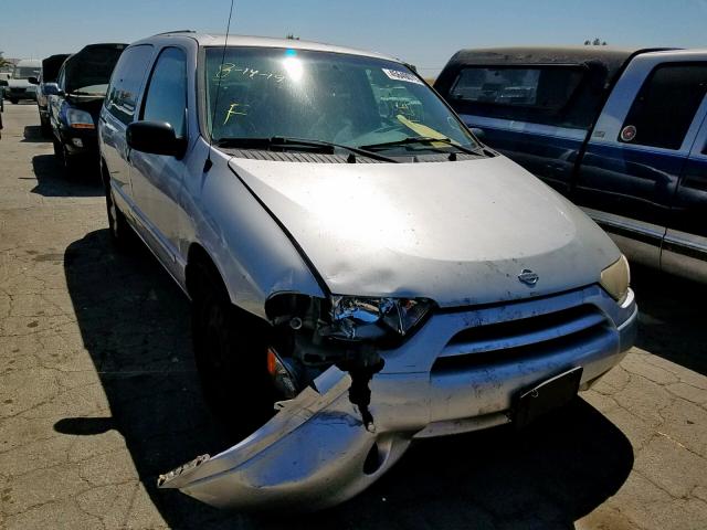 4N2ZN15TX1D821972 - 2001 NISSAN QUEST GXE SILVER photo 1