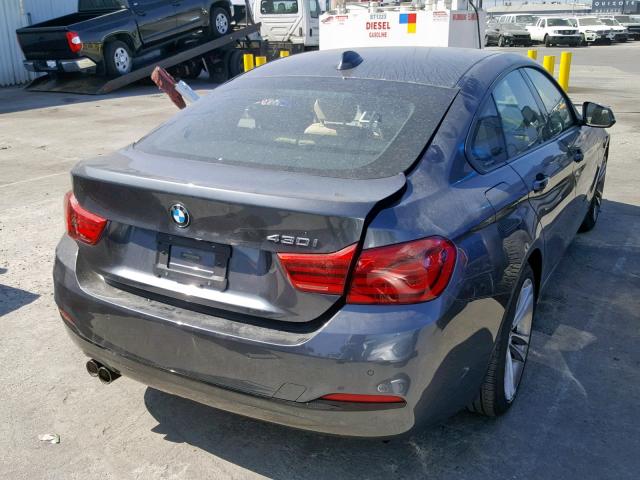 WBA4J1C57JBM11197 - 2018 BMW 430I GRAN GRAY photo 4