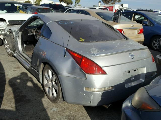 JN1AZ34E23T019995 - 2003 NISSAN 350Z COUPE SILVER photo 3