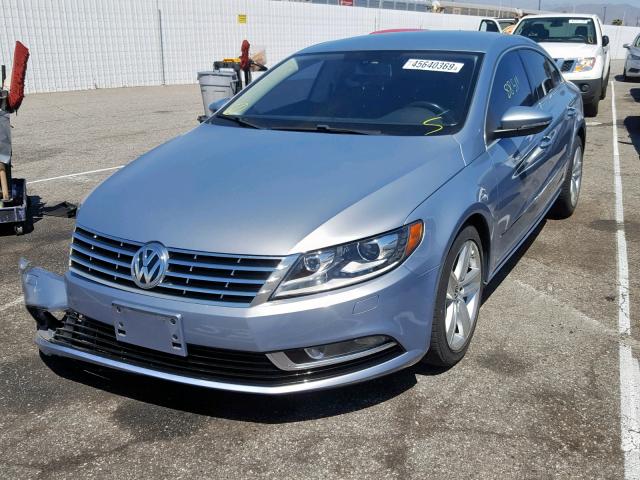 WVWBP7AN2DE524573 - 2013 VOLKSWAGEN CC SPORT BLUE photo 2