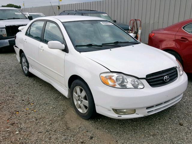 1NXBR32EX4Z267682 - 2004 TOYOTA COROLLA S WHITE photo 1