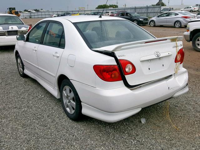 1NXBR32EX4Z267682 - 2004 TOYOTA COROLLA S WHITE photo 3