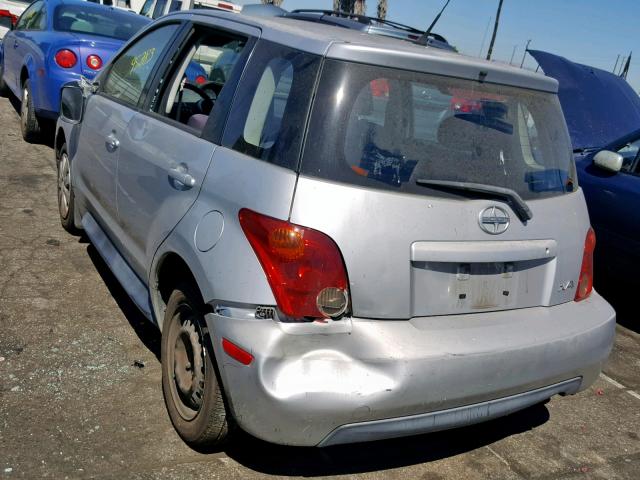 JTKKT624350104839 - 2005 TOYOTA SCION XA SILVER photo 3